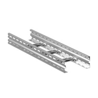 Лоток лестничный LHT 1000х200 L3000 сталь 1.5мм оцинк.  LHT.10020.3015