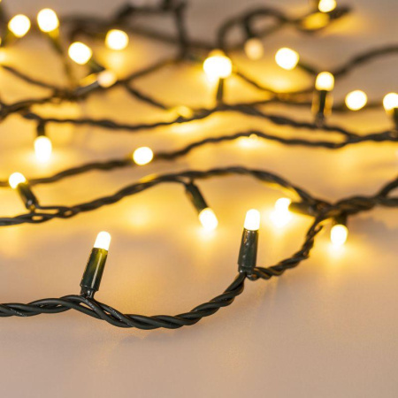 Гирлянда светодиодная ARD-STRING-PRO-1000-GREEN-100LED-MILK-PULSE Warm230В 7Вт IP65  031662