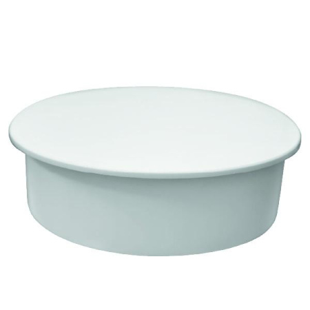 Коробка монтажная У192 d102х30мм крышка IP20 бел.  КМ-500090192-048