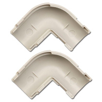 Поворот на 90град. для жестких труб d25 разъемн. IP40 (розн. уп.2шт)  50525R