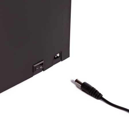 Камин светодиодный "Хайтек" 60х10х20см 10LED 5Вт 5В IP20 эффект живого огня USB и элементы питания 3хC (не в компл.) черн.  511-001