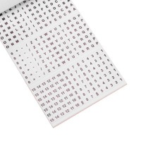 Маркеры самоклеящиеся МС-2 0-15 A-Z + - /  07-6202 Маркеры самоклеящиеся МС-2 0-15 A-Z + - /  07-6202