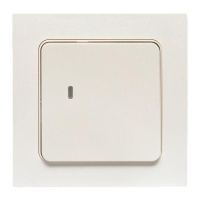 Выключатель 1-кл. Стокгольм Умный бел. Zigbee Connect  RCV-ST1-WD-ZB