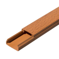 Кабель-канал 20х10 L2000 с двойн. замком бук  PR.025428