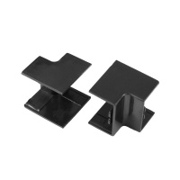 Угол внутренний 25х25 черн. (уп.4шт)  PR08.12898