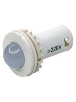 Лампа светодиодная коммутаторная СКЛ-11-Б-2-220 белая 220В AC/DC d=27 сила света 20 мКд  ET514684
