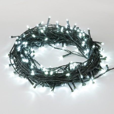 Гирлянда LED ULD-S2000-200/DGA WHITE IP20 20м 200 диодов бел. свет провод зел.  UL-00007309