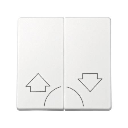 Клавиша двойная для мех. 73396-39 73 Loft бел. 73028-60