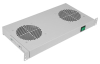 Модуль вентиляторный 2 вентилятора с термодатчиком без шнура питания 35С ВМ-2-19дюйм ССД 130411-00726