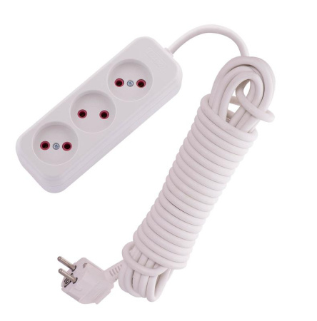 Удлинитель 3х7м без заземл. 16А IP20 Lila  720-0307-303