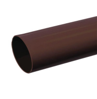Труба гладкая ПВХ жесткая d25мм темн. дерево (уп.50м)  ГТ-0033825-050