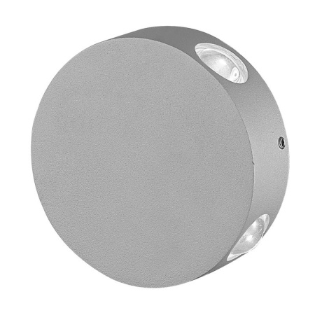 Светильник светодиодный ULU-S42A-4х1Вт/4000К IP65 GREY уличный архитектурный накладной корпус сер.  UL-00009353