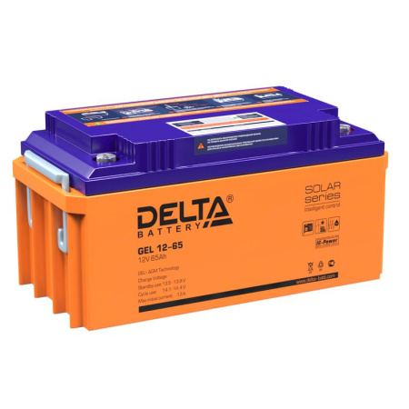Аккумулятор GEL 12В 65А.ч  GEL 12-65