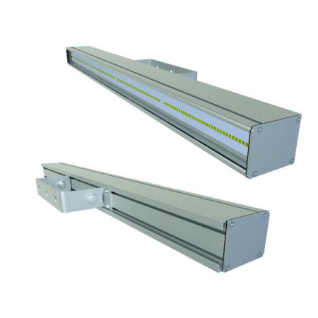 Светильник светодиодный LAD LED LINE-120-25S 25Вт 5000К IP66 3353лм 230В КСС типа "Д" серебр.  LADLEDLLS25S