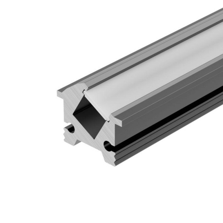 Профиль SL-BEVEL-H12-F13-2000 ANOD IRON GREY алюм. L2000  045329