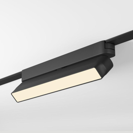 Светильник для трека Air Linear 3000 со светодиодом L230хW26хH60мм 48В DC 9Вт RA=90 120град. 3000К IP20 черн. алюм.  DK5303-BK