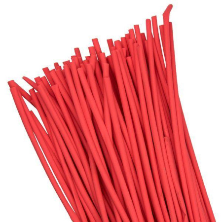 Трубка термоусадочная ТУТ нг 4/2 красн. 1м (уп.100м) PROxima  tut-4-r-1m