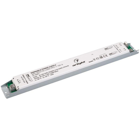 Блок питания ARV-SP24150-LONG-PFC-1-10V-A 24В 6.25А 150Вт IP20 метал. 5 лет  025517