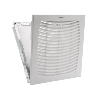 Решетка вентиляционная с фильтром ЭМС 255х255мм IP54  R5MCF25