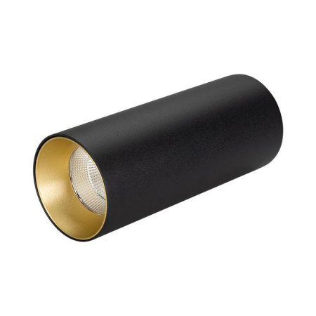 Светильник SP-POLO-SURFACE-R65-8W Warm3000 (BK-GD 40 deg) (IP20 металл)  027508
