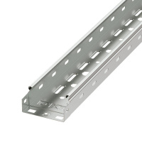 Лоток листовой перфорированный 100х50 L2000 сталь 0.7мм  35252