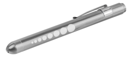 Фонарь 14 034 NPT-CM16-2AAA 1LEDх0.2Вт 1 режим алюм. (блист.)  14034