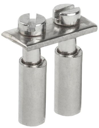 Перемычка центральная для КВИ-2.5кв.мм 2PIN  YZN30Q-002-2P