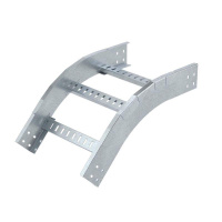 Угол вертикальный внешний 45град. 80х600 R600 лонжерон 1.5мм в компл. с крепежн. элемент. и соед. пластинами гор. оцинк.  LIO0866KHDZ