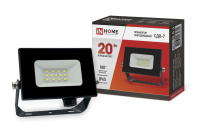 Прожектор светодиодный СДО-7 20Вт 6500К IP65 1800лм 230В черн.  4690612034614