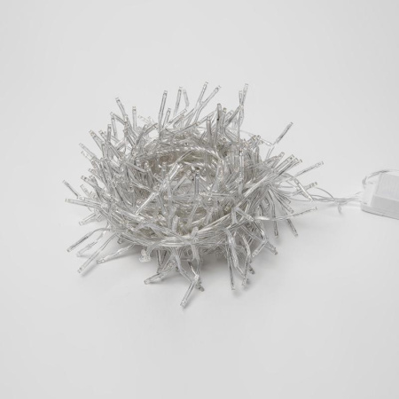Гирлянда светодиодная ULD-S0600-400/DTA WARM WHITE IP20 FIRECRACKER с контроллером «Фейерверк» 6м тепл. бел. свет провод прозр.  UL-00005480