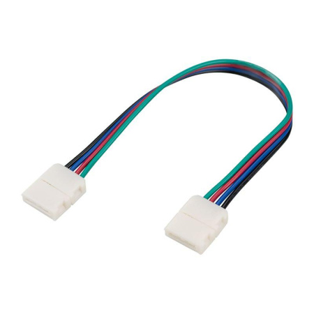 Коннектор выводной FIX-RGB-10mm-150mm-X2 (4-pin) (-)  023955
