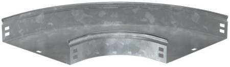 Угол для лотка плавный 90град. 300х80 Г01 ESCA HDZ  CPG01-0-90-080-300-HDZ
