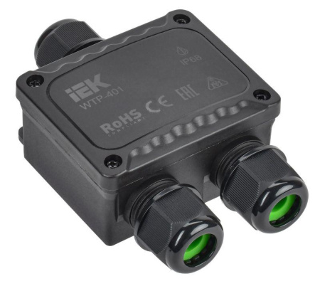 Коробка распределительная герметичная WTP-401 3 ввода IP68  UWB10-Y-450-41-03-68