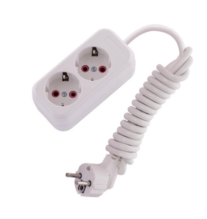 Удлинитель 2х2м с заземл. 16А IP20 Lila  720-0202-201