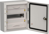 Корпус металлический ЩРн-12 (1х12) 335х310х140 IP54 сер. TITAN 5  TI5-50-N-012-54-7035