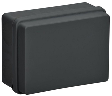 Коробка распаячная ОП КМ42441 150х110х70мм IP67 10вводов черн.  UKO21-150-110-070-K02-66