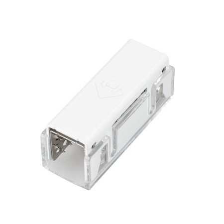 Коннектор питания ARL-MOONLIGHT-1712-CON-POWER-MID-WH пластик  028809
