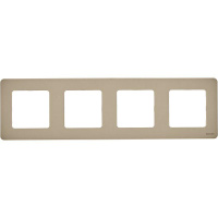 Рамка 4-м Inspiria шампань Leg 673968