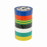 Набор изоляционных лент 0.13х15мм 10м 7 цветов  KR-09-2010-E