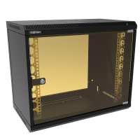 Шкаф настенный телекоммуникационный ТВЛ-9U-600-350-СР-9006  05-1090-B