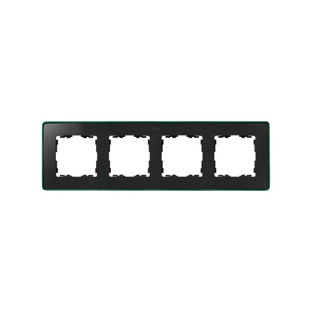 Рамка 4-м 82 Detail графит; основание зел.  8201640-250