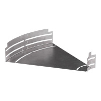 Угол для лотка горизонтальный изменяемый 0-45град. 400х80 Стандарт  PR16.0995