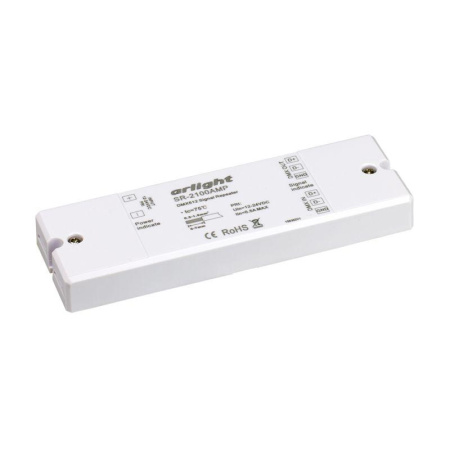 Усилитель DMX-сигнала SR-2100AMP (12-24В 1CH) (IP20 пластик)  019460