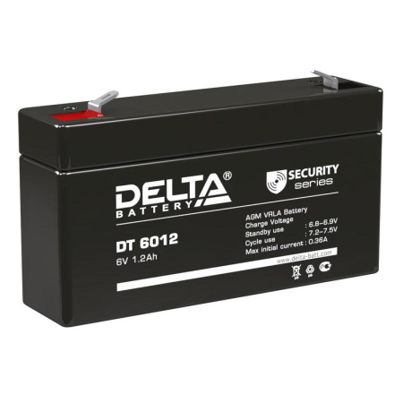 Аккумулятор ОПС 6В 1.2А.ч  DT 6012