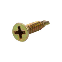 Саморез оконный сверло 3.9х19 желт. цинк (уп.500шт)  KR-01-3722-003