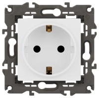 Розетка ЭРА Elegance 14-2102-01М 2P+E Schuko со шторками 16А-250В матов. бел.  Б0065804 Розетка ЭРА Elegance 14-2102-01М 2P+E Schuko со шторками 16А-250В матов. бел.  Б0065804