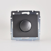 Механизм светорегулятора СП 500Вт Rain с фильтром матов. черн. графит  703-4188-116