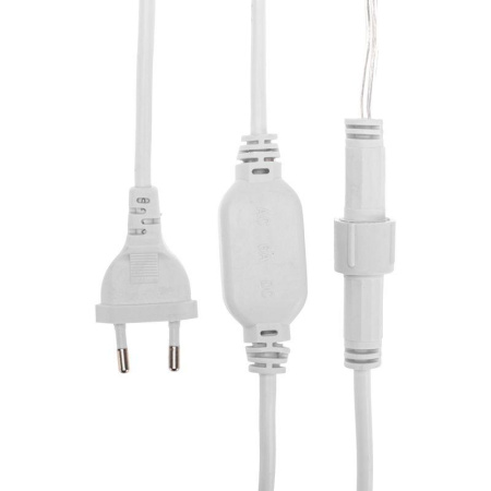Гирлянда светодиодная "Светодиодный Дождь" 2х0.8м 160LED син. 10Вт 230В IP65 провод прозр. (нужен шнур питания 303-500-1)  235-103
