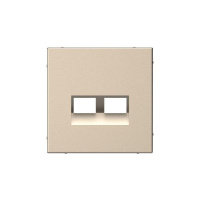 Накладка двойная ArtGallery для информационных функций типа Keystone шампань SE GAL000590