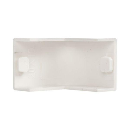 Угол внешний 20х10 бел. Plast PROxima (уп.4шт)  obw-20-10x4